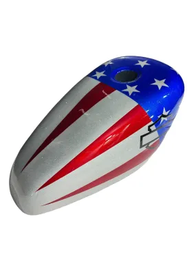 silver Flake AMERICAN FLAG - Iron