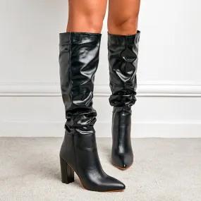 Sleek Strut Knee-High Boots