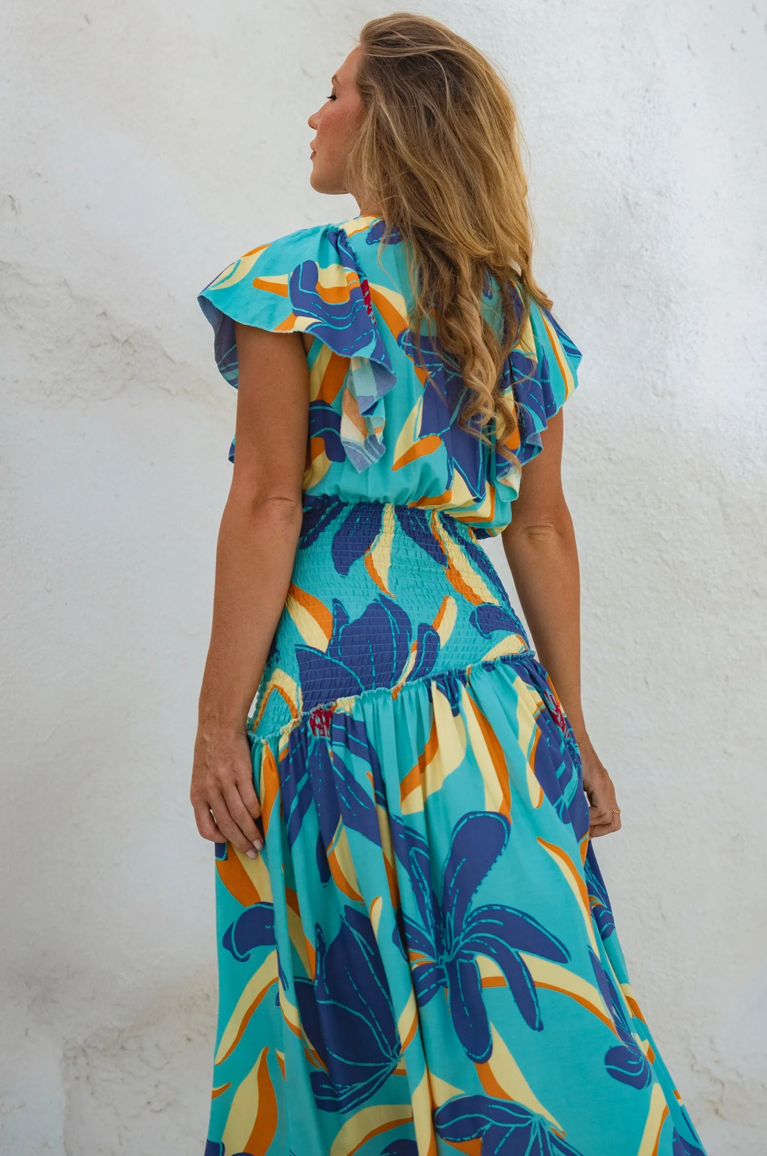 Sunshine Bohemian Midi Dress