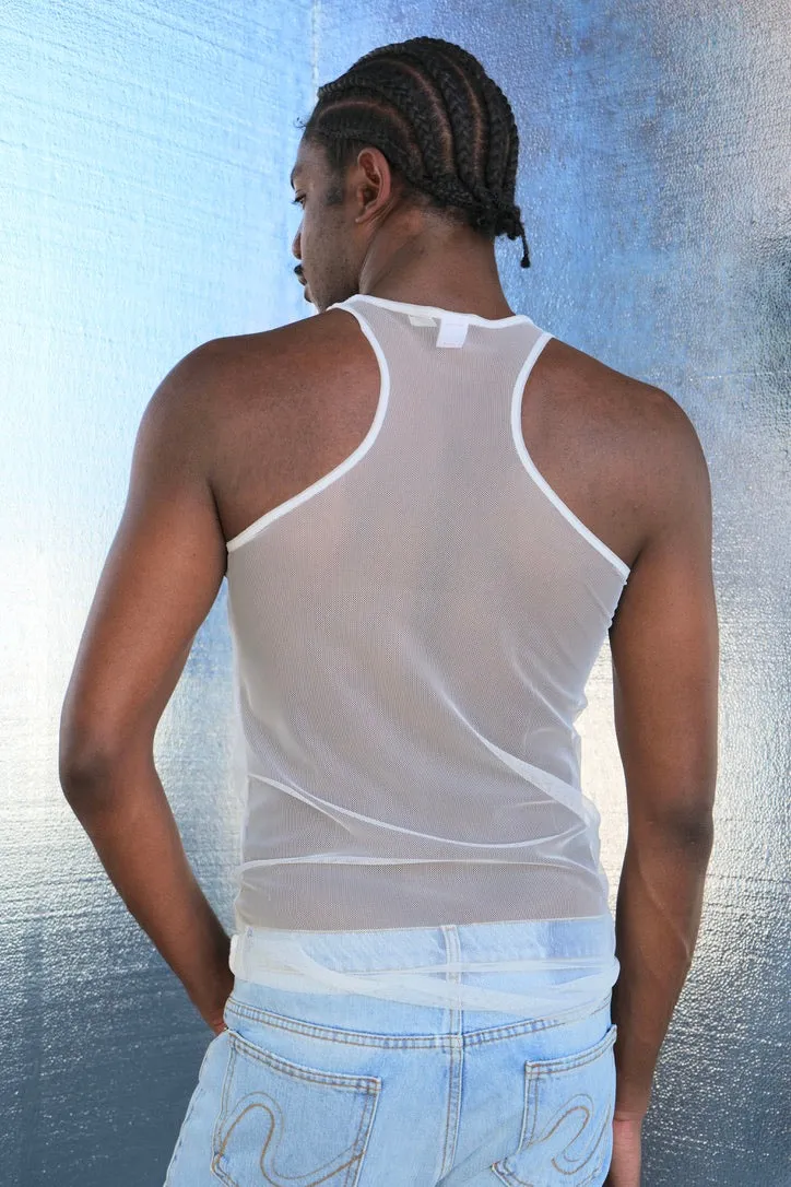 TANK TOP WHITE BY RANDOM IDENTITIES