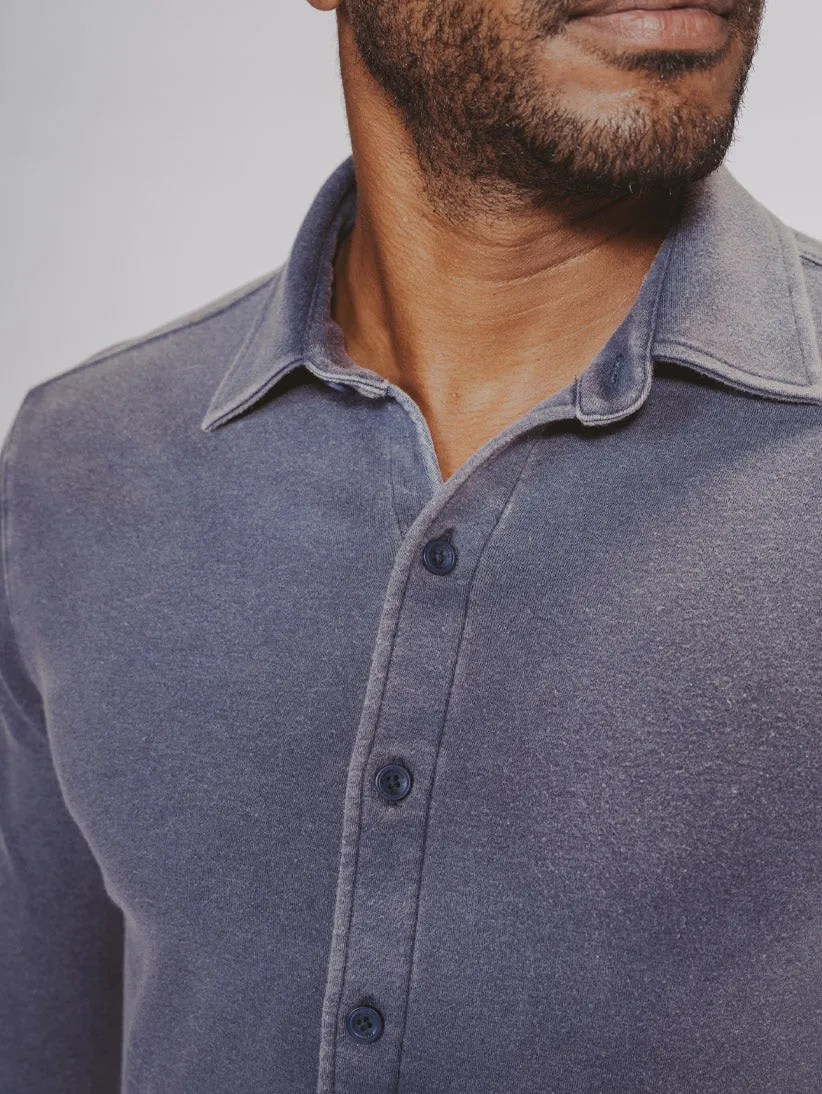 The Normal Brand | Puremeso Acid Wash Button Up Shirt | Men's