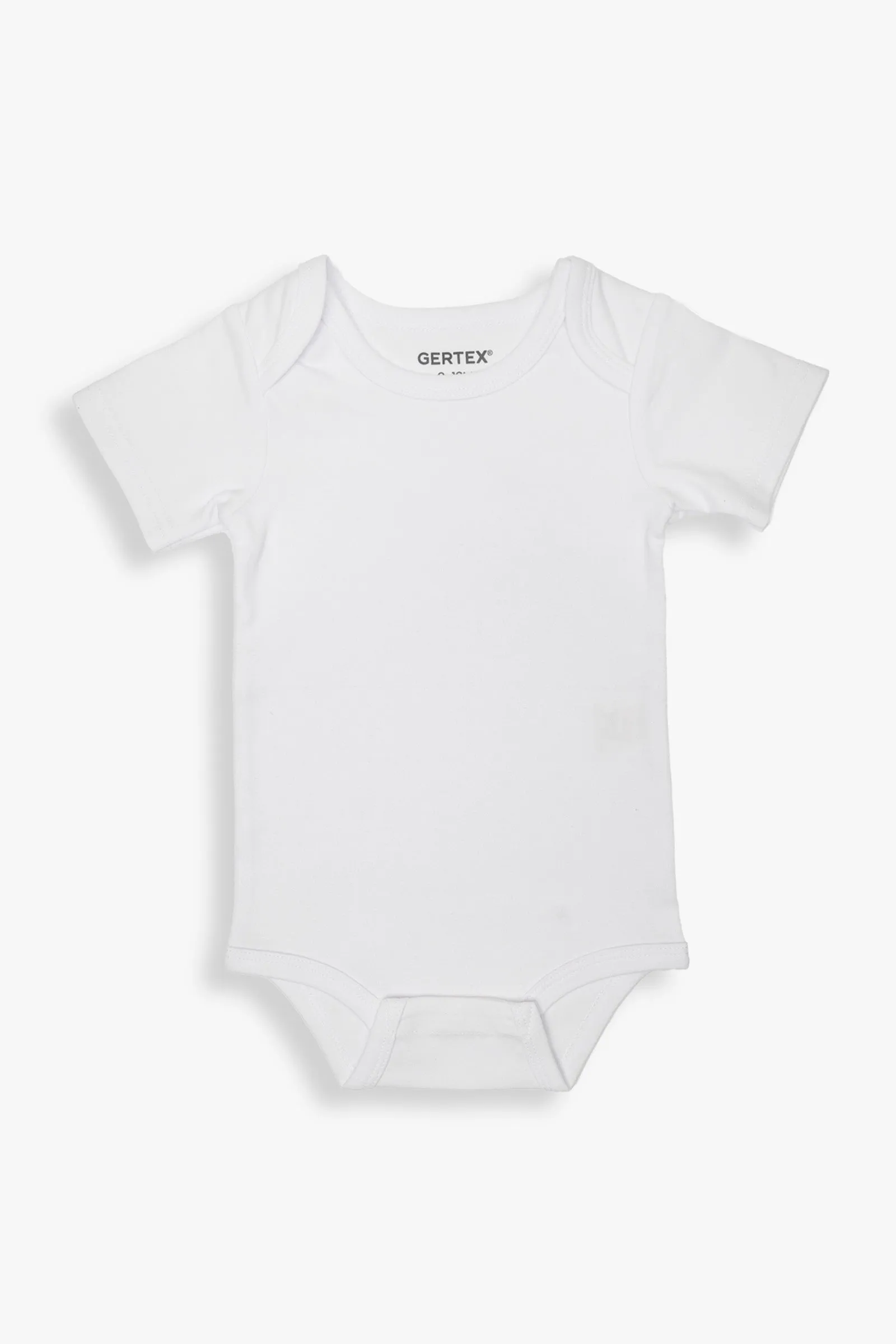 Unisex Baby Short Sleeve Bodysuit With Snaps Multipack