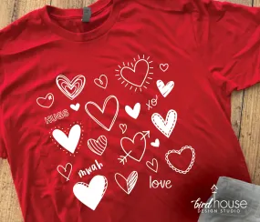 Valentines Hearts Shirt