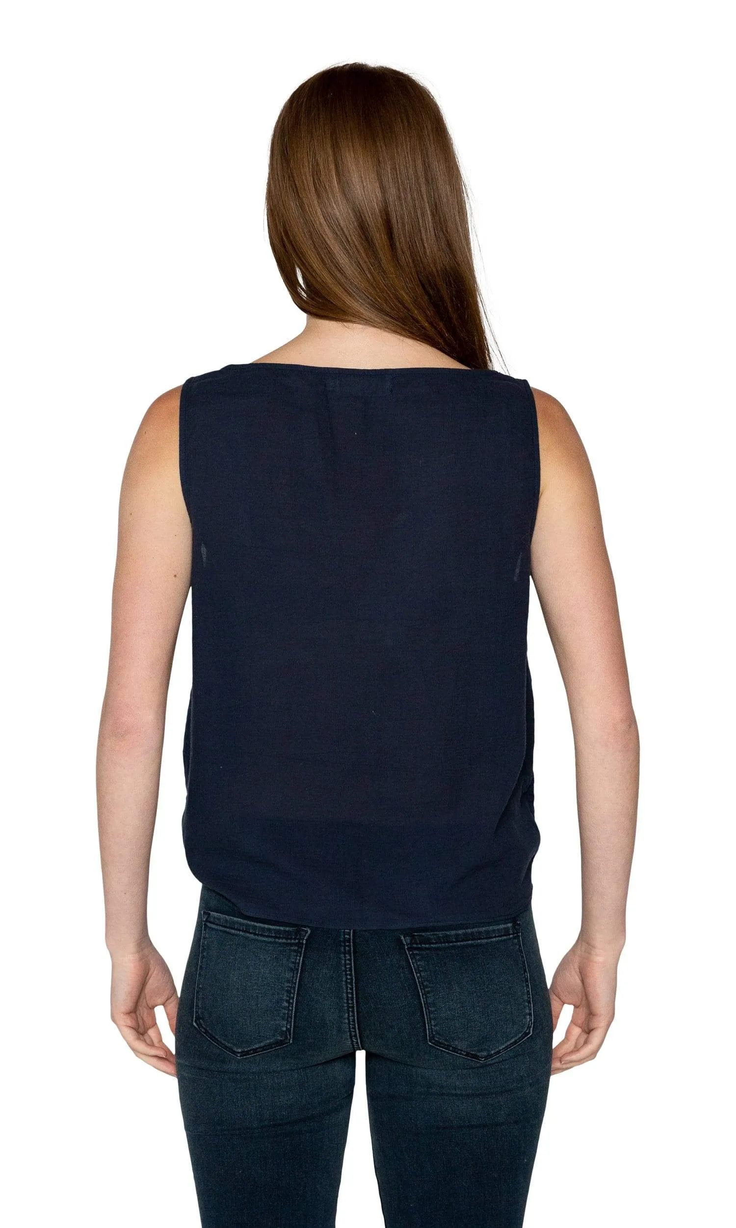 Velvet by Graham & Spencer Janna Tie Front Tank