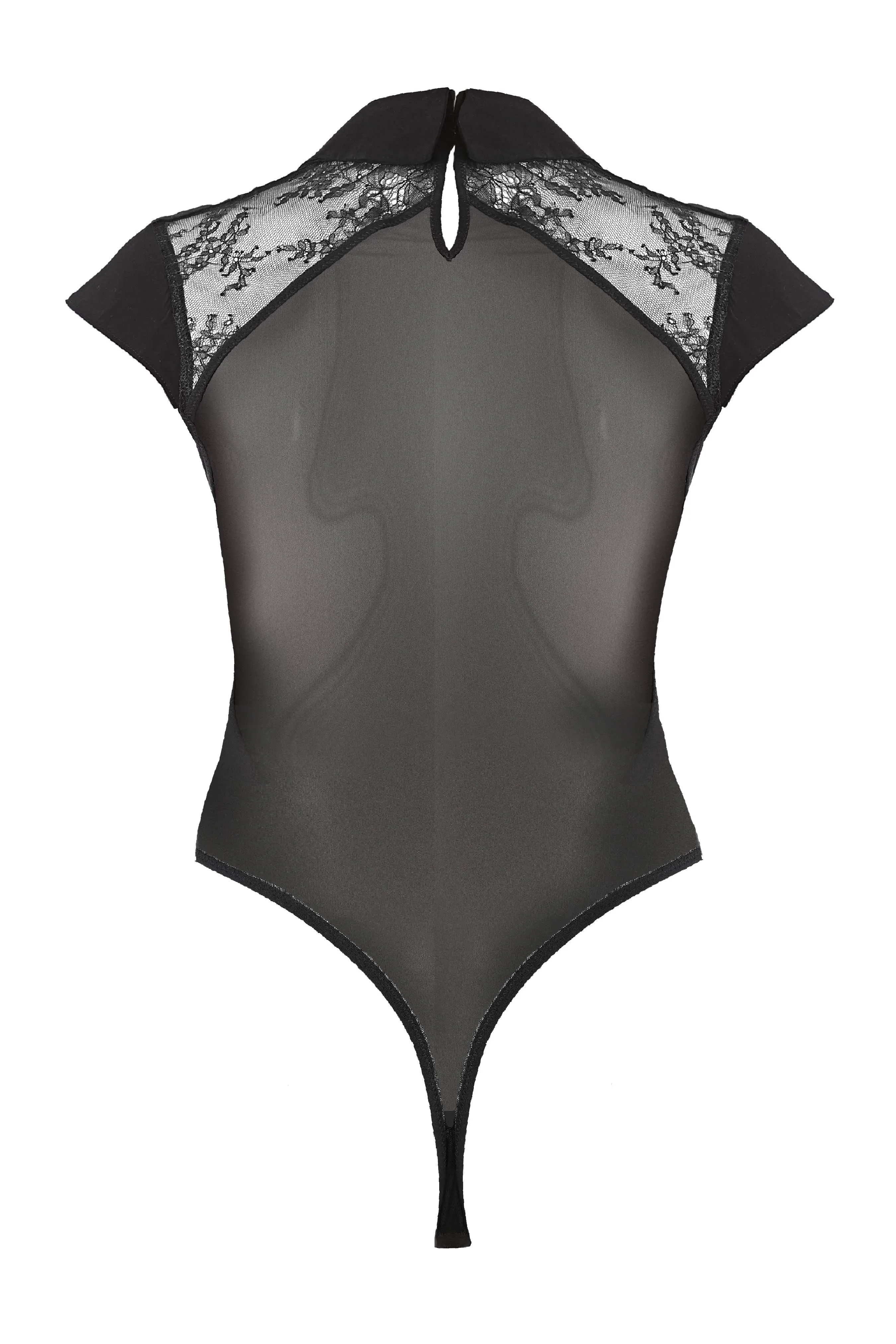 Veronica Sheer Thong Bodysuit