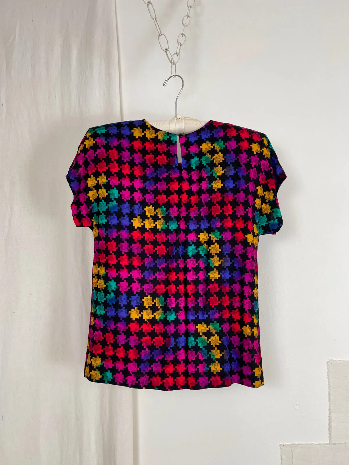 Vintage Abstract Rainbow Top