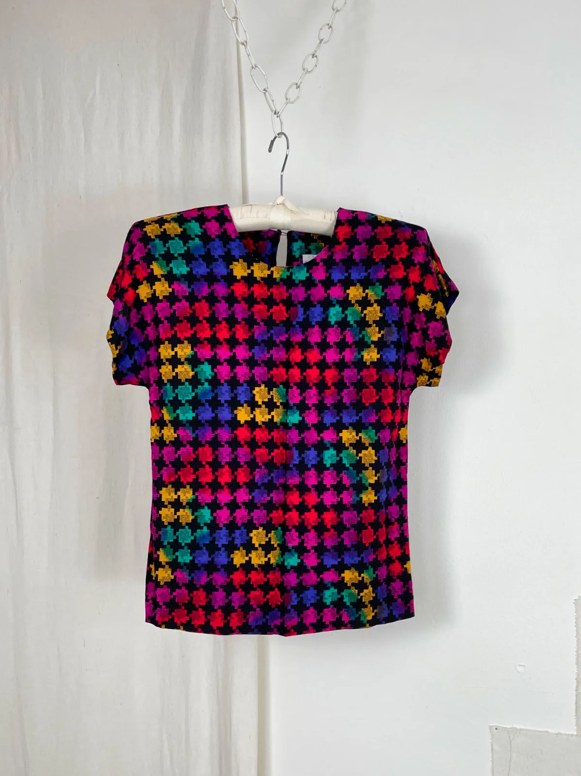 Vintage Abstract Rainbow Top