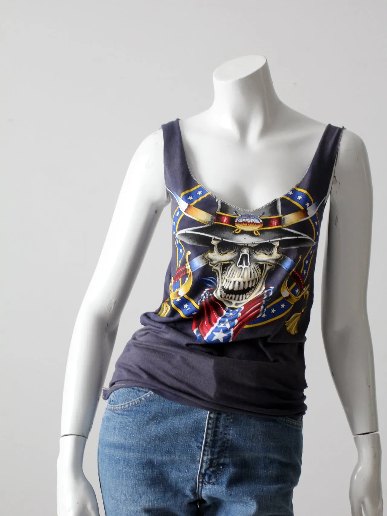 vintage biker tank top