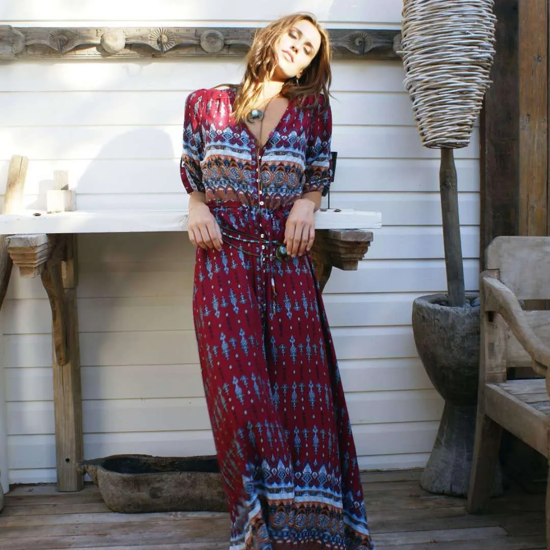 Women's  Bohemian Print New Dress