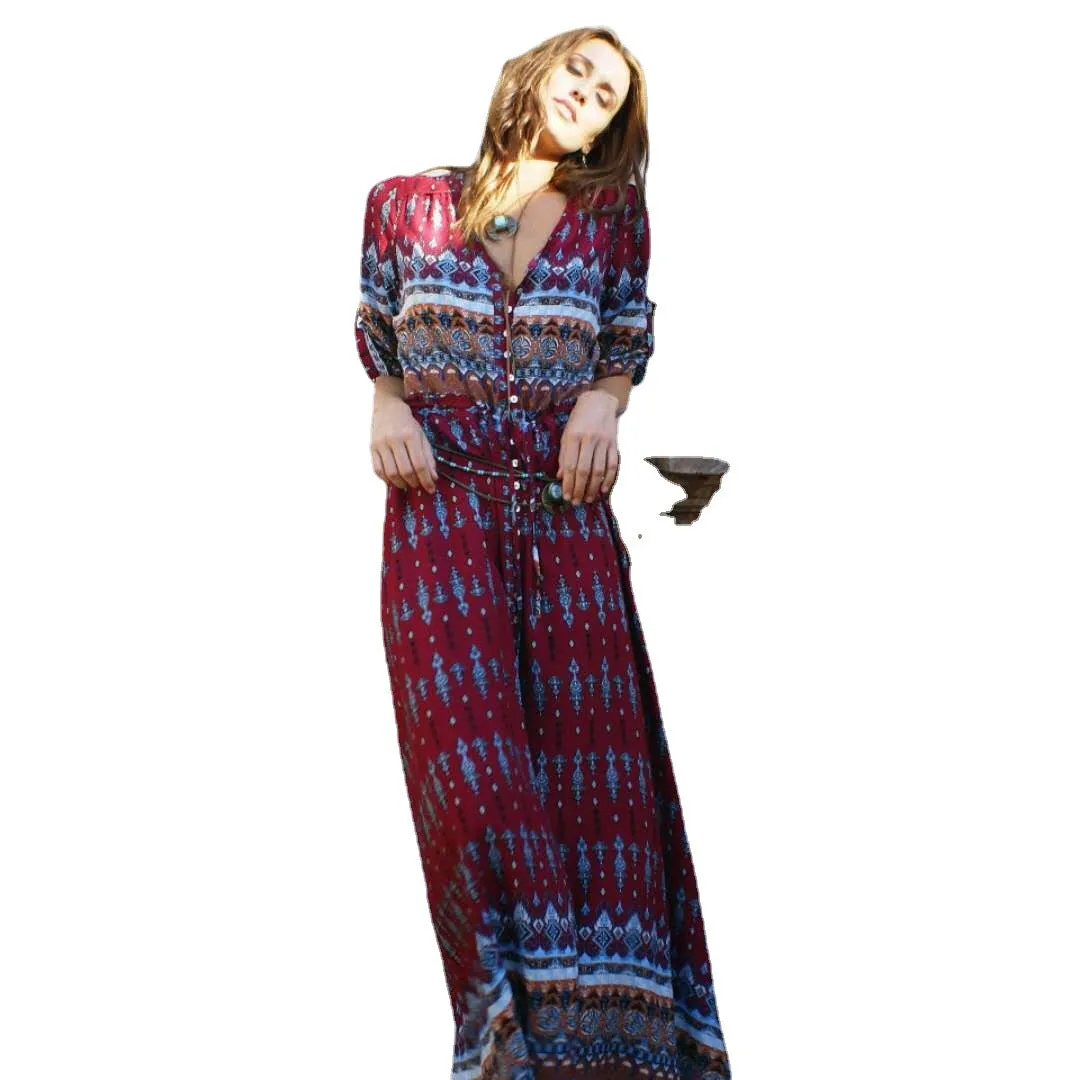 Women's  Bohemian Print New Dress